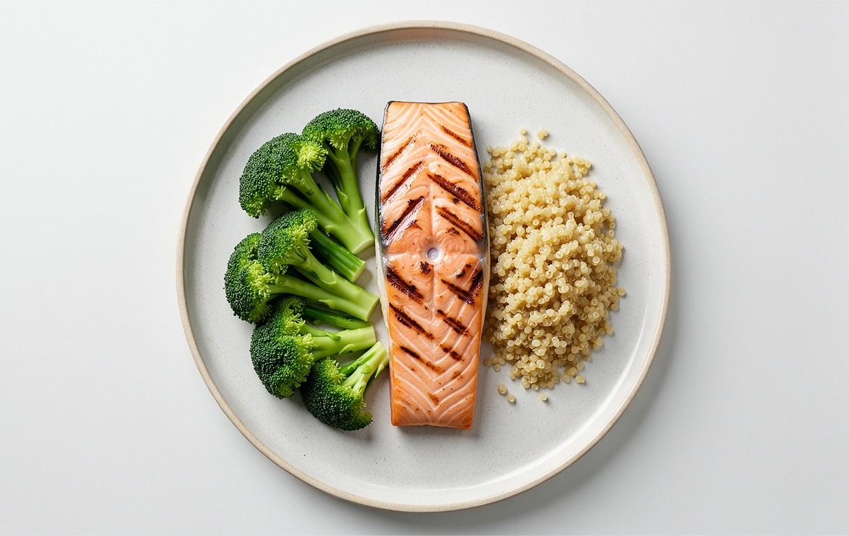 Balanced nutrition plate