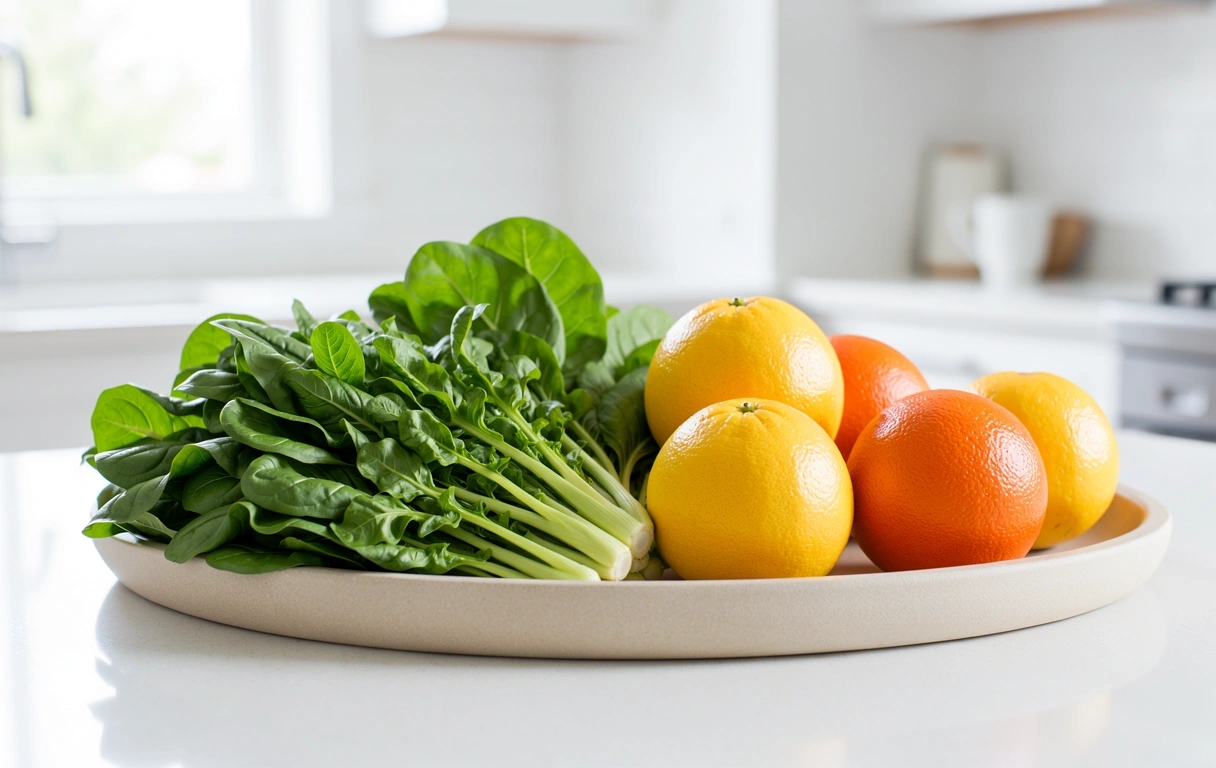 Fresh vegetables and fruits